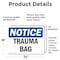 Signmission Trauma Bag, 24 in W x Rectangle, Vinyl Decal OS-2PACK-NS-D-1824-L-18727 - alternate 4